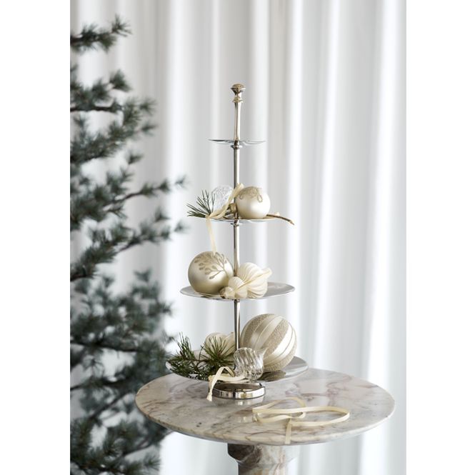 Hovedbilde Nomillia bauble 8 cm. Off Wh./L. Brown