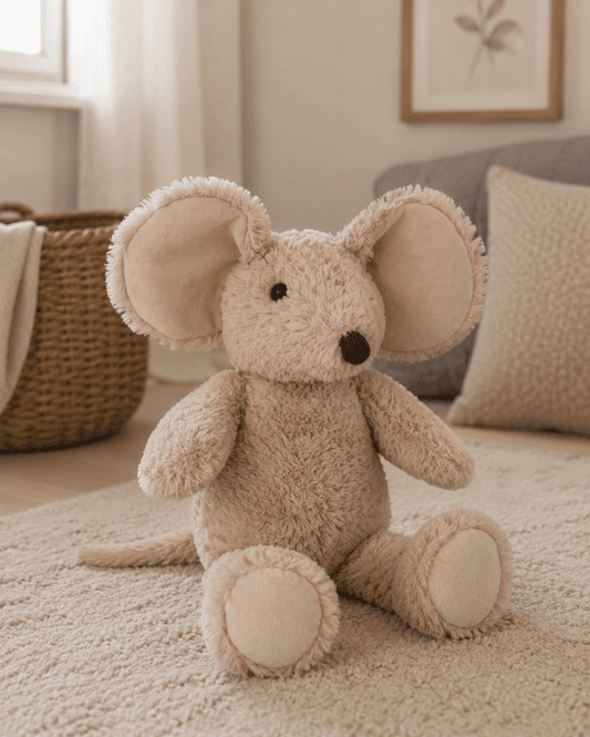 Hovedbilde Mus brunlig plysj Take Me Home 50cm